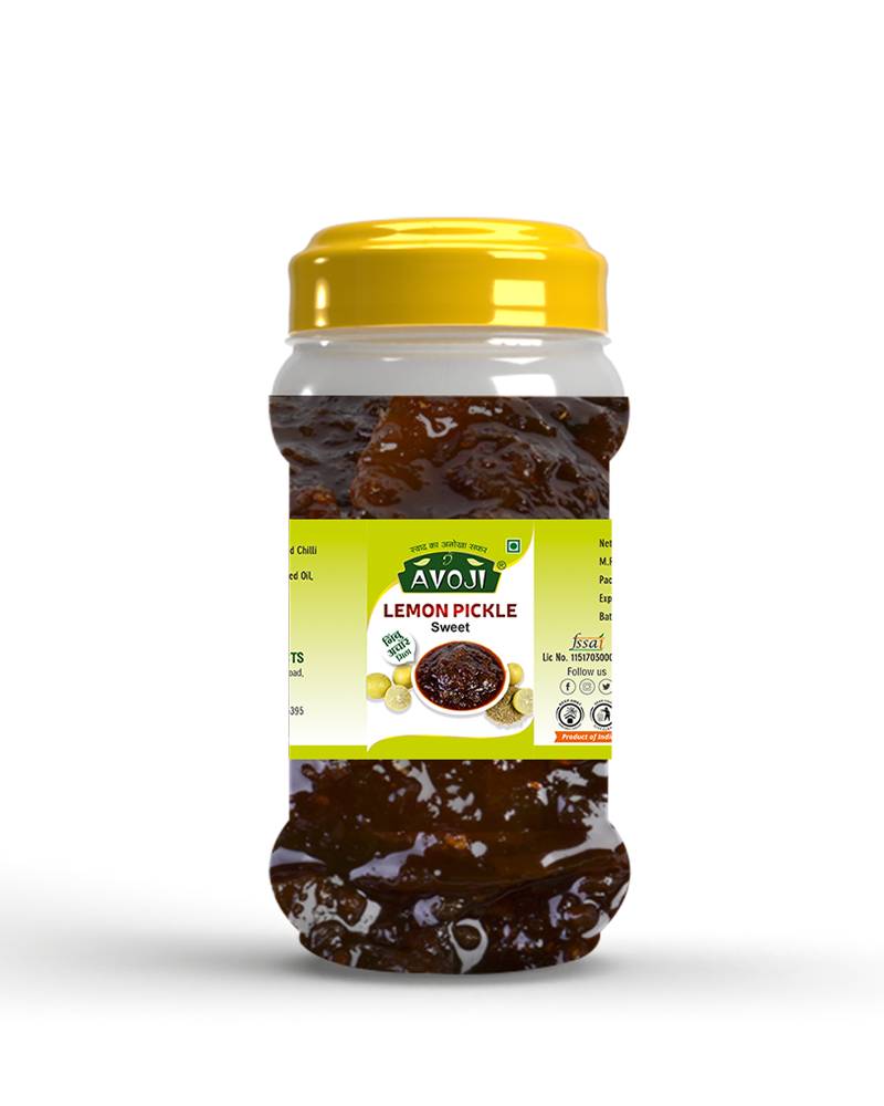 Sweet Lemon Pickle jar